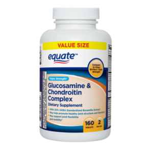 Equate Triple Strength Glucosamine & Chondroitin Complex Tablets Dietary Supplement.
